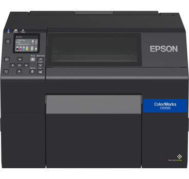 EPSON C6500 Farbetikettendrucker mit Cutter gloss