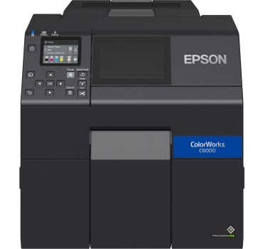 EPSON C6000 Farbetikettendrucker mit Cutter gloss