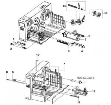 TSC MH340 Druckopf/Printhead (300 dpi)