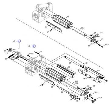 CAB Druckwalze DR4-M30