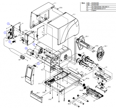 CAB Druckwalze DR4 für EOS