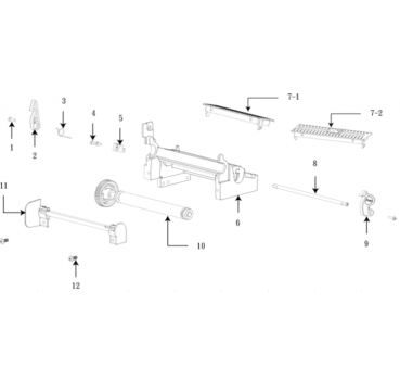 TSC Druckwalze für TTP-2410M Series