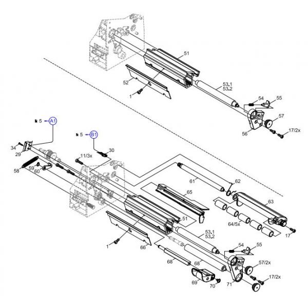 CAB Druckwalze DR4-M30