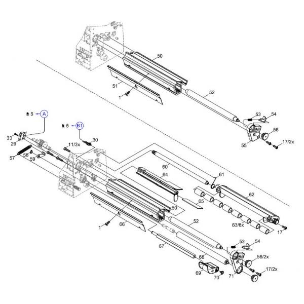 CAB Druckwalze DR6