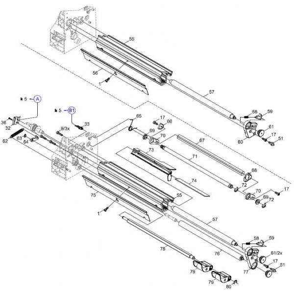 CAB Druckwalze DR8