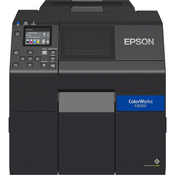EPSON C6000 Farbetikettendrucker mit Cutter matt