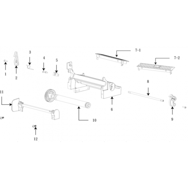 TSC Druckwalze für TTP-2410M Series