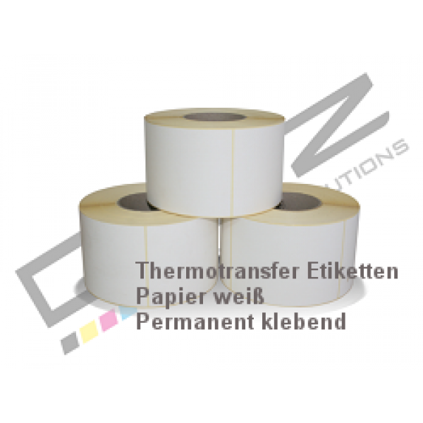 Thermotransfer Etiketten Papier 80mm x 60mm CAB/TSC/ZEBRA