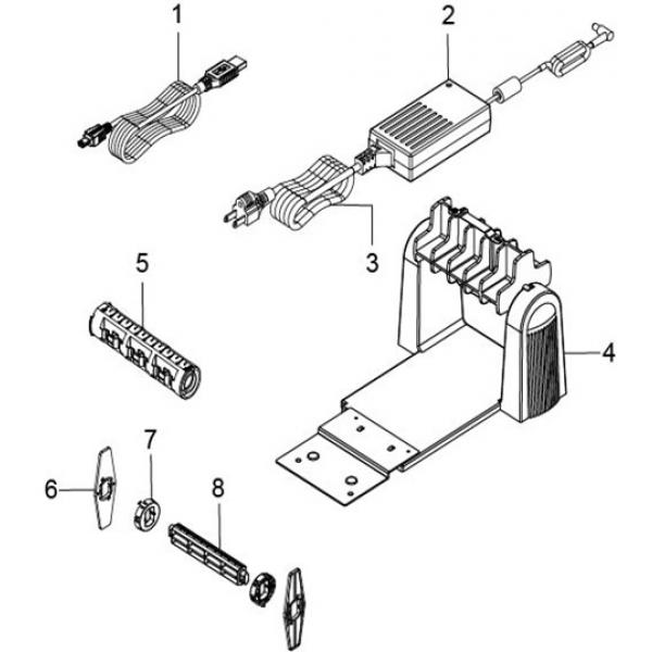 Externe Rollenabwickler für TSC Desktopdrucker