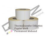 Thermotransfer Etiketten Papier 80mm x 60mm CAB/TSC/ZEBRA